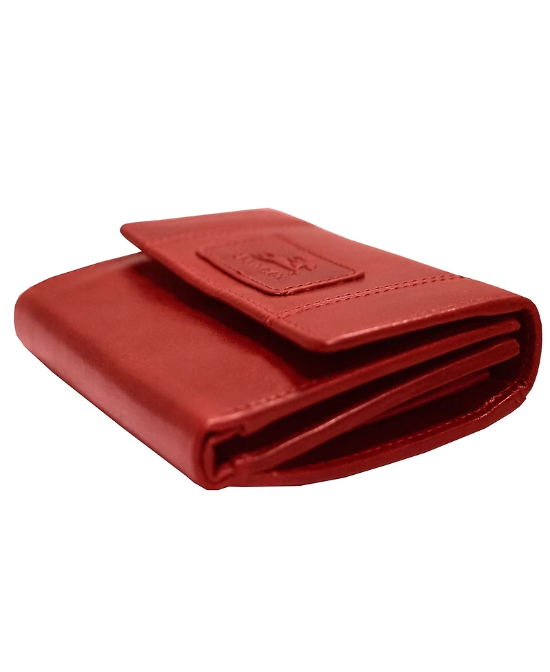 Mancini Casablanca Collection Rfid Secure Ladies Clutch Wallet