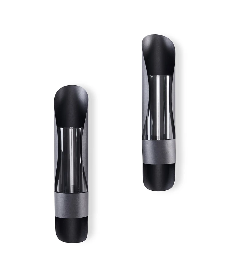 Danya B Wall Mount Hugging Candle Sconces with Inserts, Set of 2