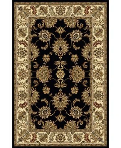 Closeout Km Home 1330 1224 Black Navelli Black Area Rug Collection