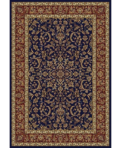 Closeout! Km Home 1318/1540/Navy Navelli Blue 3'3" x 5'4" Area Rug