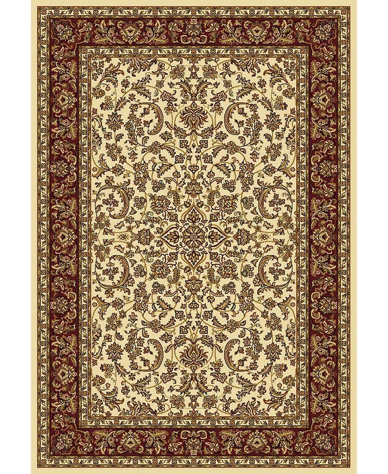 Closeout! Km Home 1318/1514/Ivory Navelli Ivory/ Cream 7'9" x 9'6" Area Rug