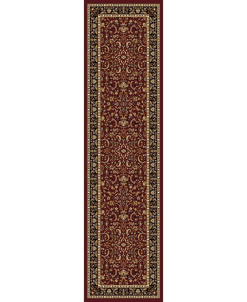 Closeout! Km Home //Burgundy Navelli Red 2'2" x 8' Runner Rug