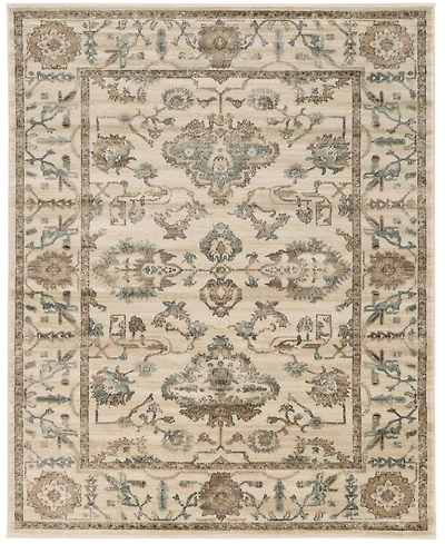 Closeout! Km Home /0020/Bone Cantu Ivory/ Cream 3'3" x 4'11" Area Rug