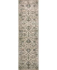 Closeout! Km Home /0023/Bone Cantu Ivory/ Cream 2'2" x 7'7" Runner Rug