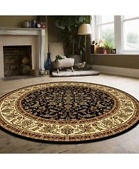 Closeout Km Home Navelli 1427 Black Area Rug Collection