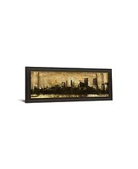 Classy Art Defined City I by Sd Graphic Studio Framed Print Wall Art - 18" x 42"