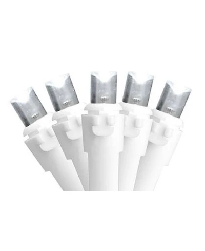 Northlight Set of 100 Pure White Led Wide Angle Christmas Lights - White Wire