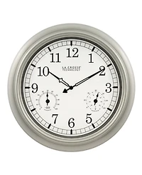 La Crosse Technology Wt-3181PL-q 18" Indoor or Outdoor Classic Quartz Plastic Analog Wall Clock