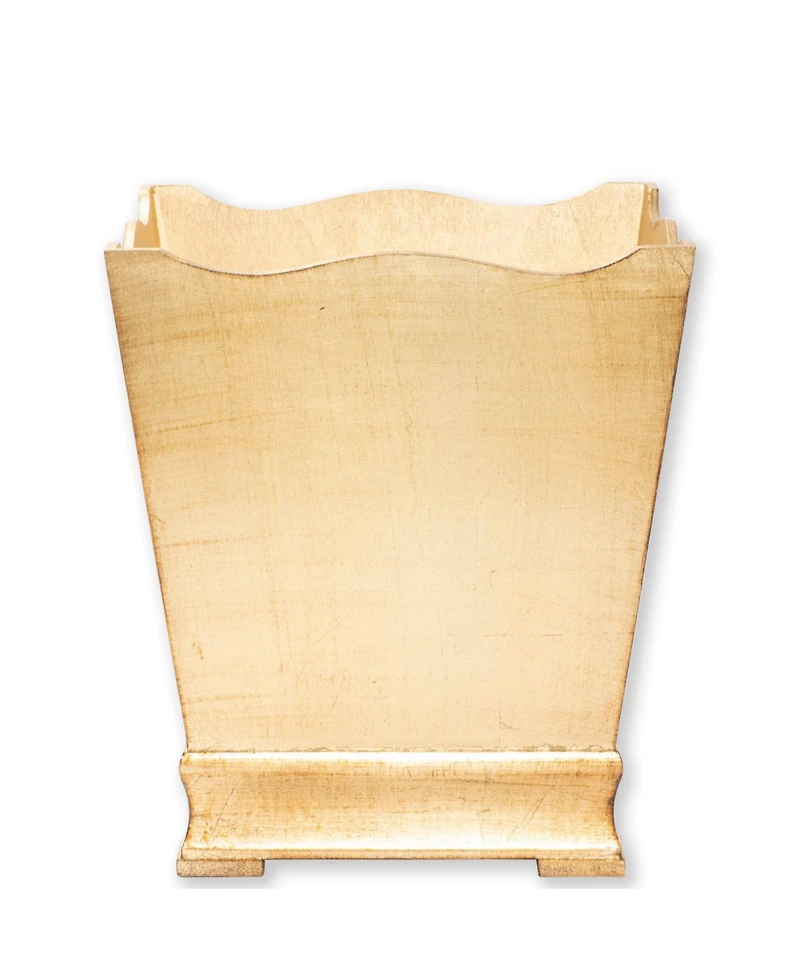 Vietri Florentine Wooden Waste Basket