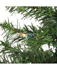 Northlight 18" Pre-Lit Canadian Pine Artificial Christmas Tree - Clear Lights