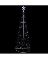Northlight 9' Pure White Led Lighted Show Cone Christmas Tree Outdoor Decoration