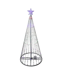 Northlight 4' Multi-Color Led Lighted Show Cone Christmas Tree Outdoor Decoration