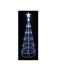 Northlight 12' Pure White Led Lighted Show Cone Christmas Tree Outdoor Decoration