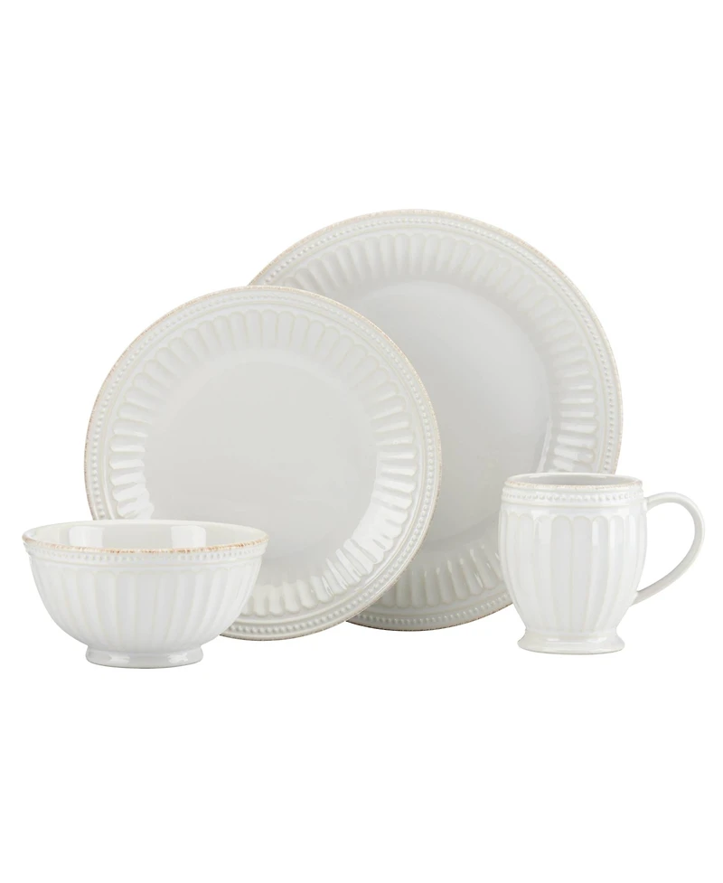 Lenox French Perle Groove 4 Pc. Place Setting