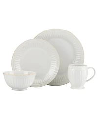 Lenox French Perle Groove 4 Pc. Place Setting
