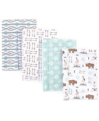 Hudson Baby Boys Plush Cotton Flannel Burp Cloth