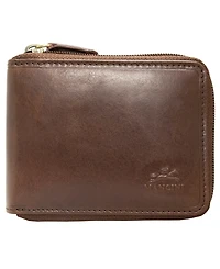Men's Mancini Boulder Collection Rfid Secure Zippered Wallet with Removable Passcase