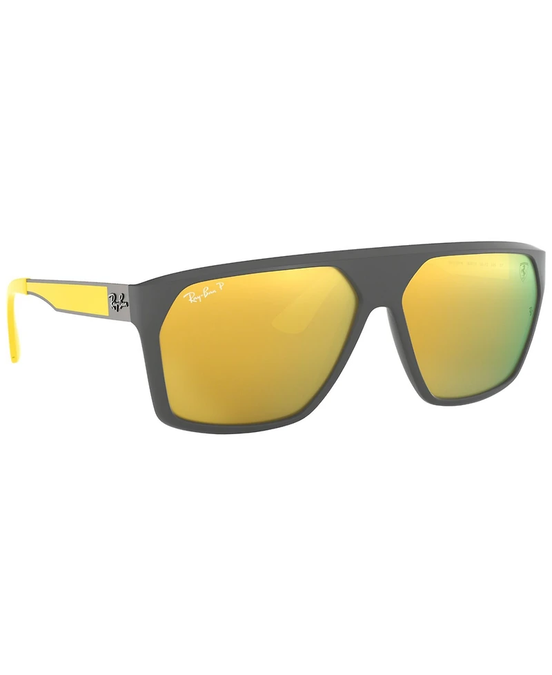 Ray-Ban Men's Polarized Sunglasses, RB4309M Scuderia Ferrari Collection 60