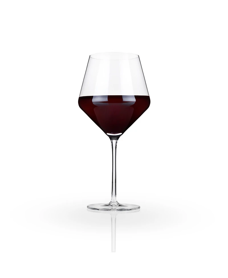 Viski Raye Angled Burgundy, Set of 2, 21 Oz
