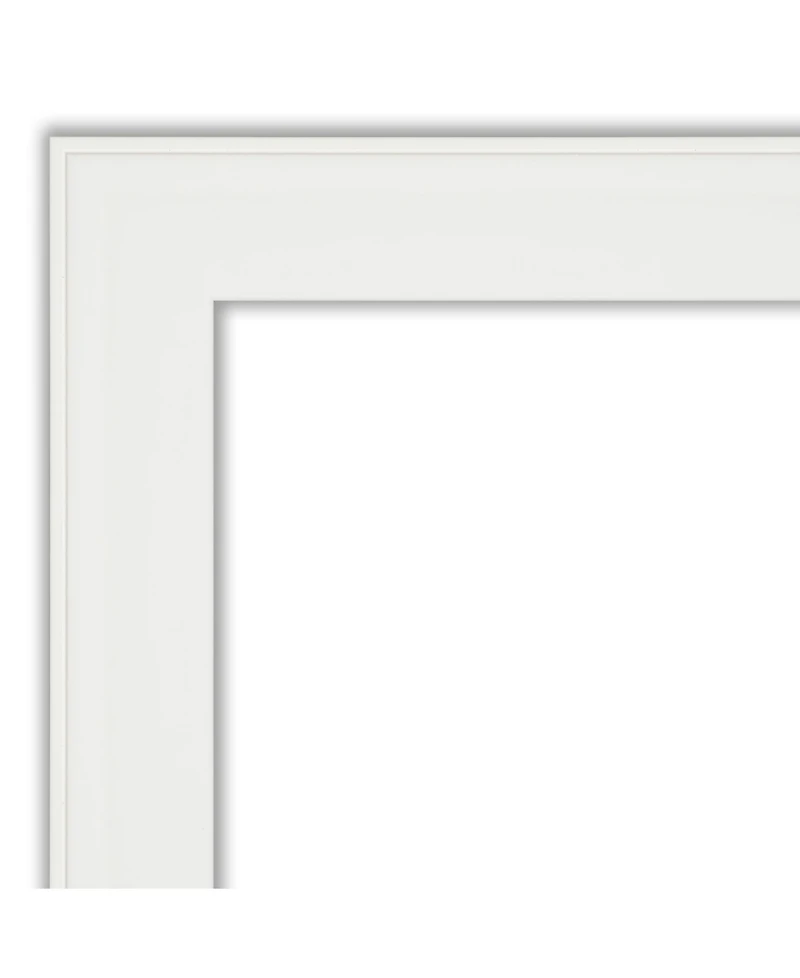 Amanti Art Vanity Framed Bathroom Vanity Wall Mirror