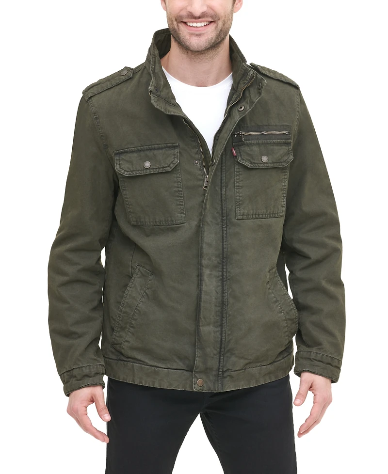 Levi's Men's Cotton Zip-Front Jacket