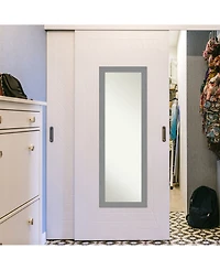 Amanti Art Brushed on The Door Full Length Mirror, 17.5" x 51.50"