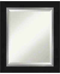 Amanti Art Eva Silver-tone Framed Bathroom Vanity Wall Mirror