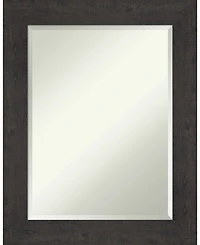 Amanti Art Rustic Plank Framed Bathroom Vanity Wall Mirror