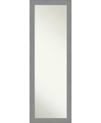 Amanti Art Brushed on The Door Full Length Mirror, 17.5" x 51.50"