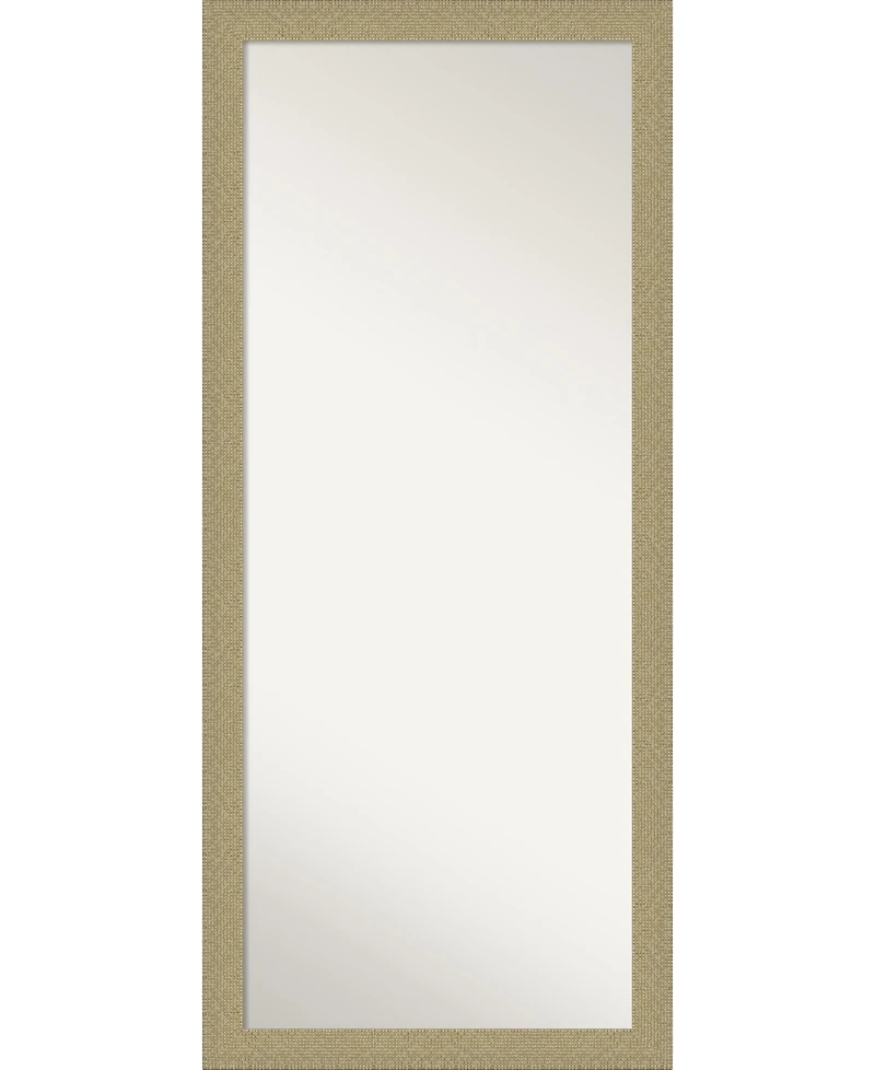 Amanti Art Mosaic Gold-tone Framed Floor/Leaner Full Length Mirror, 28.25" x 64.25"
