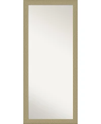 Amanti Art Mosaic Gold-tone Framed Floor/Leaner Full Length Mirror, 28.25" x 64.25"