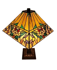 Amora Lighting Tiffany Style Mission Table Lamp