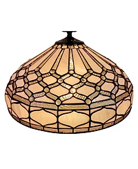 Amora Lighting Tiffany Style 2-Light Hanging Lamp