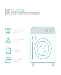 Clara 52" x 18" Bohemian Print Valance