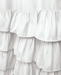 Allison Ruffle 40" x 95" Curtain Set