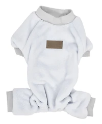 Parisian Pet Velour Pajama Cloud Gray