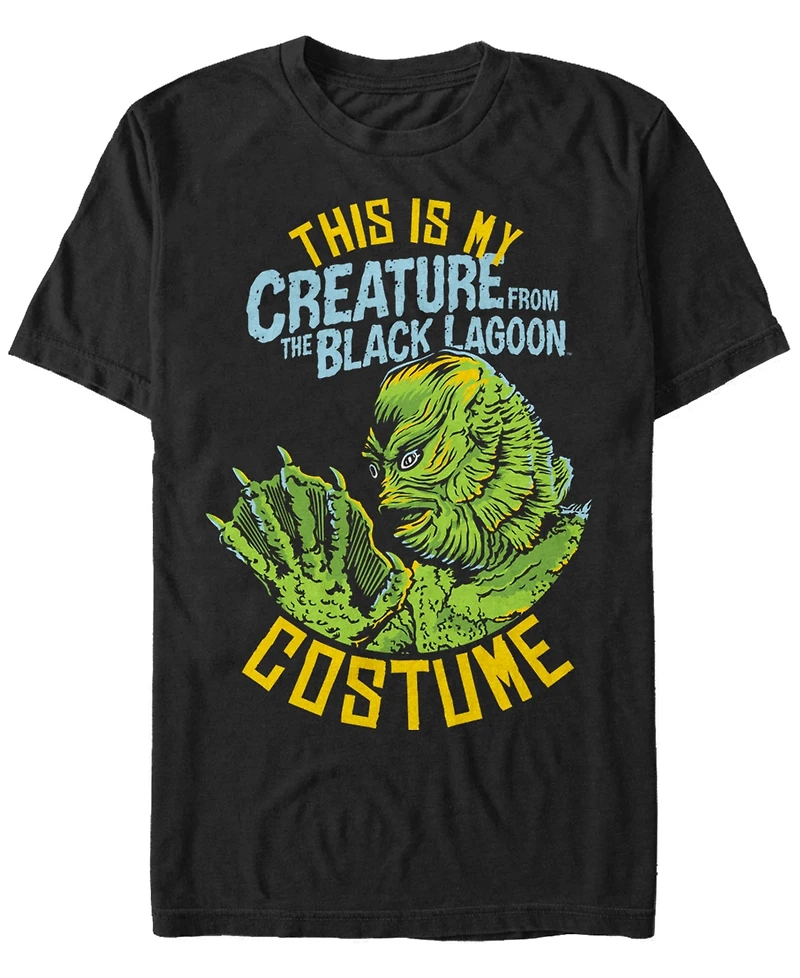 Universal Monsters Men's Creature From the Black Lagoon Halloween Costume Short Sleeve T-Shirt