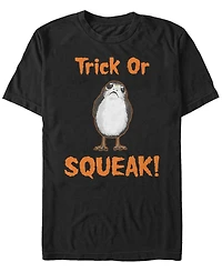 Star Wars Men's Porg Trick or Squeak Short Sleeve T-Shirt
