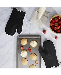 KitchenAid Asteroid Oven Mitts, 7"x 12.5", Set of 2