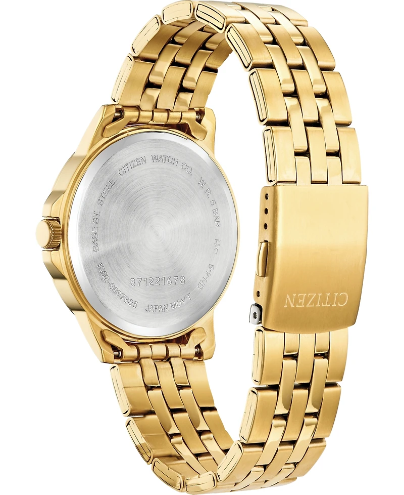 Citizen Men's Gold-Tone Stainless Bracelet Watch 41mm BF2013-56P