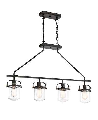 Designers Fountain Jaxon 4 Light Linear Chandelier