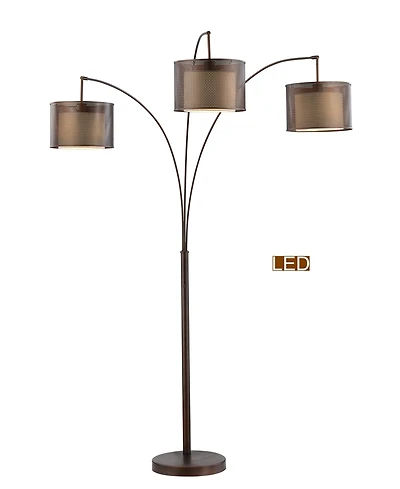 Artiva Usa Lumiere Ii 83" Led Arched Floor Lamp with Dimmer