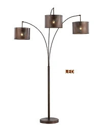 Artiva Usa Lumiere Ii 83" Led Arched Floor Lamp with Dimmer