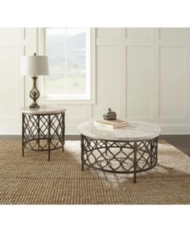 Vivvie Cocktail End Table Set Collection