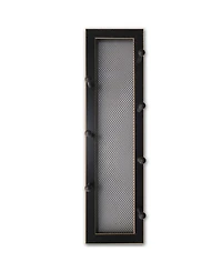 Trendy Decor 4U 7-Peg Mug Rack by Millwork Engineering, Black Frame, 7" x 26"