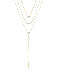 Ettika Layered Opal Lariat Necklace, Set of 3