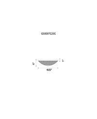 Cwi Lighting Globe 6 Light Flush Mount