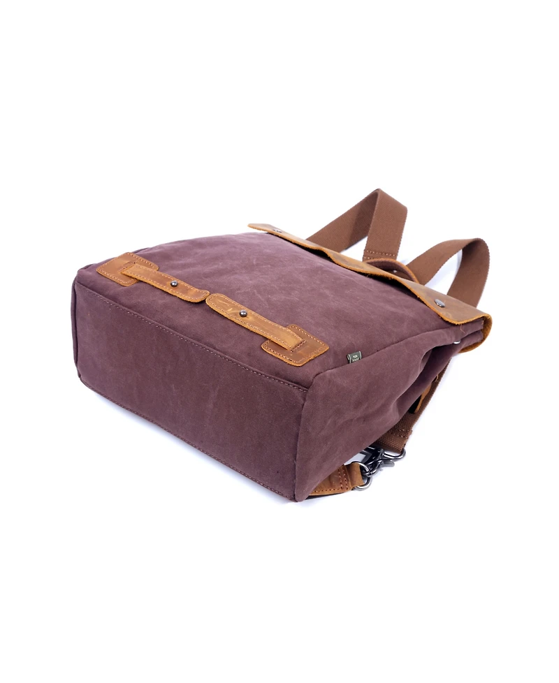 Tsd Brand Cooper Convertible Canvas Backpack