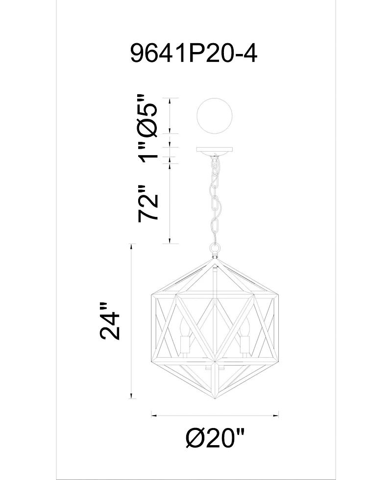 Cwi Lighting Amazon Light Chandelier