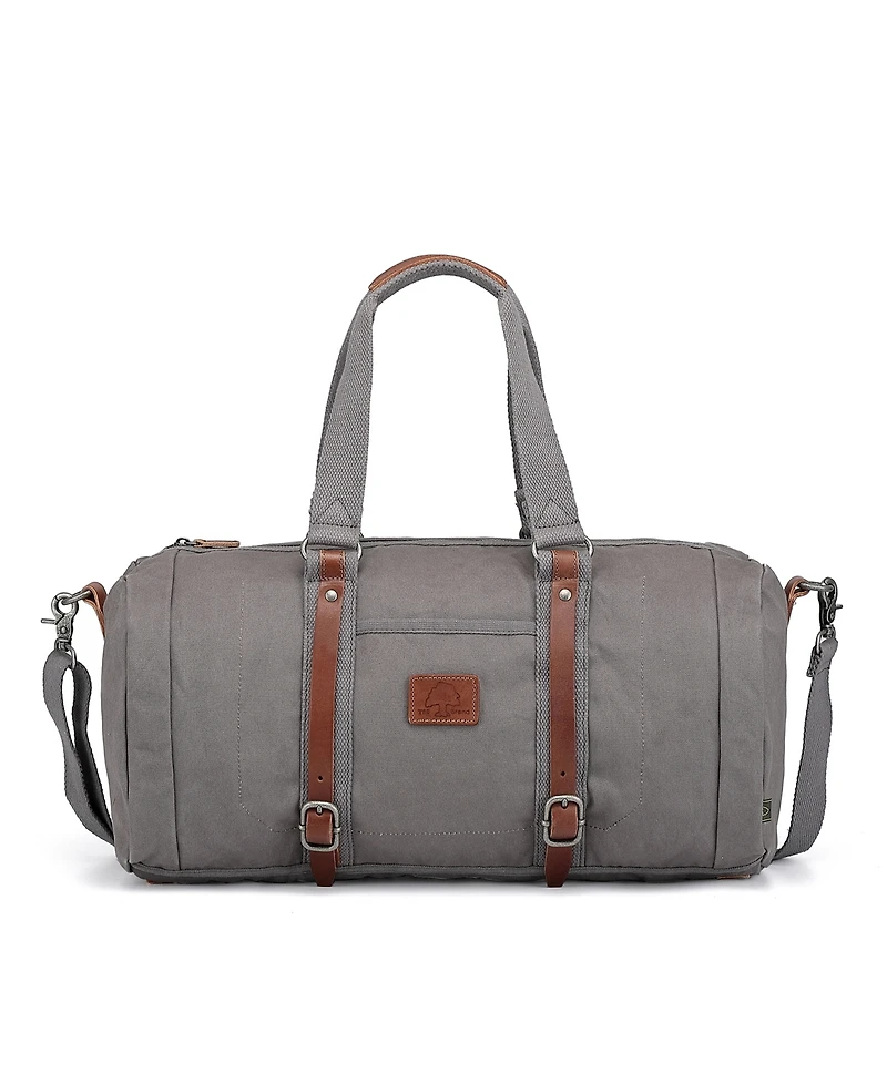 Tsd Brand Forest Canvas Weekender Bag